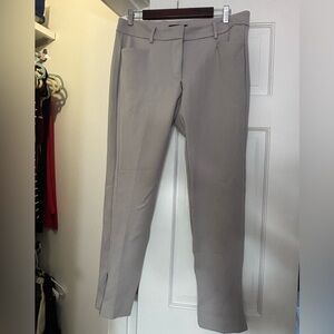 Pink Tartan Grey Slacks with Zippered Style